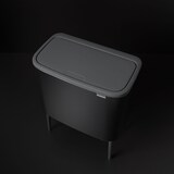 thumbnail of Brabantia 316067 Mülleimer 33 l Rechteckig Edelstahl Schwarz