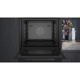 thumbnail of Siemens iQ700, Einbau-Backofen, 60 x 60 cm, Schwarz, Edelstahl HB736G1B1