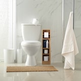 thumbnail of Relaxdays Toilettenpapierhalter stehend, Badezimmeregal HBT: 80x20,5x21 cm, Holzoptik, schmaler WC Papier Schrank, braun