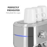 thumbnail of Futura Espressomaker 20 bar 1450 Watt 20 bar Wassertank: 1,25 Liter rostfreier Edelstahl Silber-Metallic