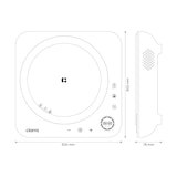 thumbnail of CIARRA Donut Piastra Induzione Singola Induzione 8 Livelli Timer Rosa VM1TIHA-P
