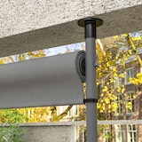 thumbnail of Outsunny - Senkrechtmarkise - 150L x 220-310H cm - dunkelgrau