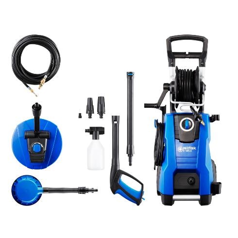 Nilfisk 128471191 Hochdruckreiniger Senkrecht Elektro 500 l/h 2100 W Blau, Schwarz