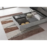 thumbnail of Letto con rete 120x200 testata inclinata con doghe cemento Ankel