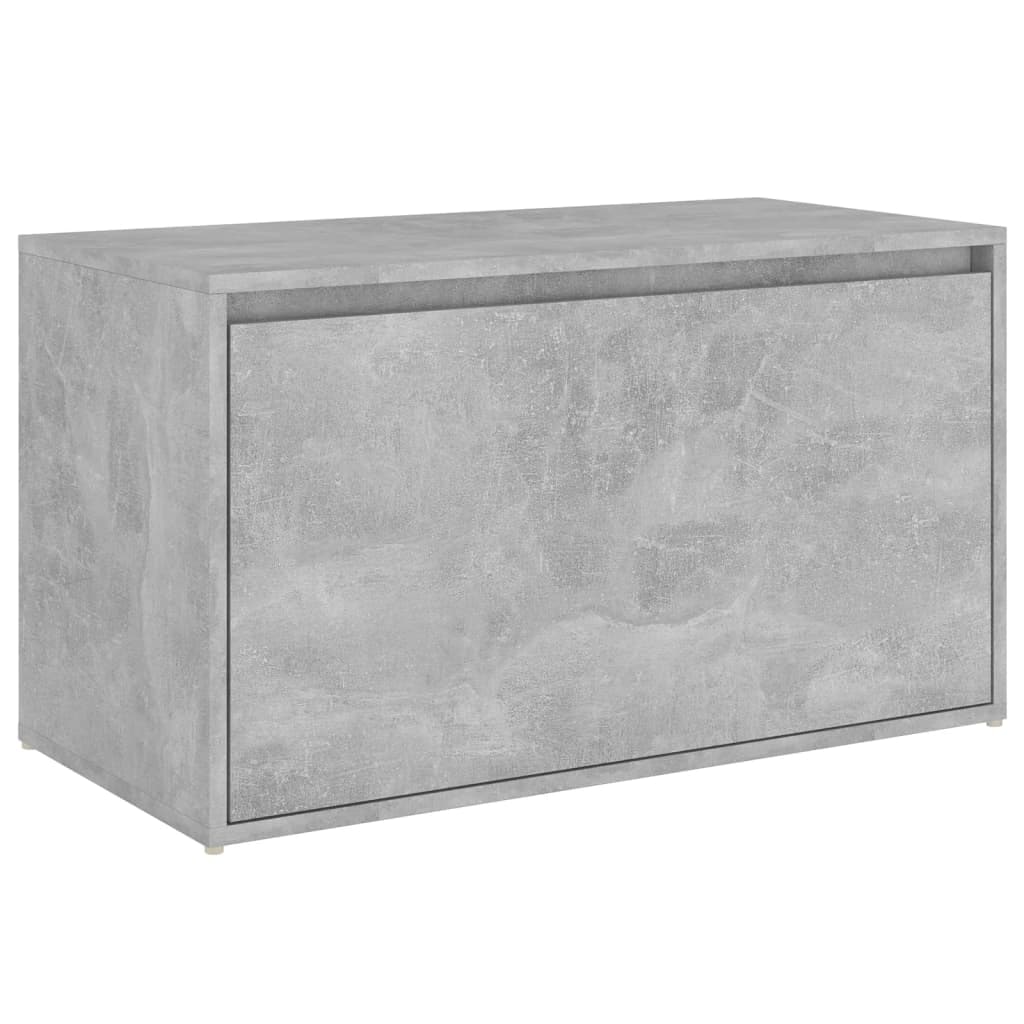 Helloshop26 - Panca d'ingresso 80 x 40 x 45 cm in truciolare di cemento grigio 02_0010863