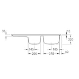 thumbnail of Villeroy&Boch Spülbecken, Küchenspüle Architectura 80 Weiß Alpin 1160x510mm, Unterschrankbreite 80cm