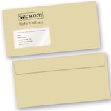 thumbnail of TATMOTIVE WICHTIG - SOFORT ÖFFNEN Briefumschläge DIN lang, mit Fenster 100 Stück Haftklebend