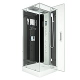 thumbnail of Dampfdusche Duschtempel Sauna Dusche Duschkabine D38-03R3 80x80 cm ohne 2K Scheiben Versiegelung
