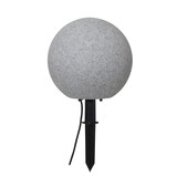 thumbnail of Gartenkugel mit Erdspieß Kugelleuchte E27 Fassung D: 30cm Kabel grau