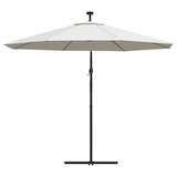 thumbnail of vidaXL Sonnenschirm Ampelschirm mit LED-Beleuchtung 300 cm Metallmast