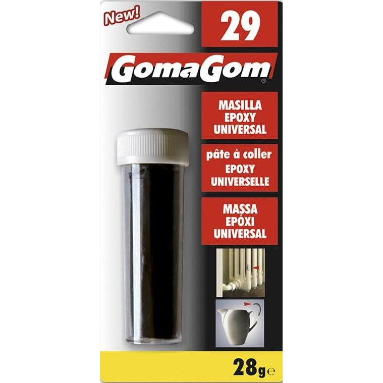Cola 16080 - Gomagom Nº29 Blister Massa Epoxi Universal 28g - 12 unidades