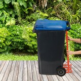 thumbnail of Relaxdays Müllpresse, Müllverdichter Hausmüll, Restmüll & Papier, Abfallverdichter, manuelle Hausmüllpresse, Stahl, rot