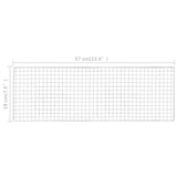 thumbnail of vidaXL Tragbarer Camping-Grill Stahl 60×22,5×33 cm