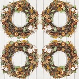 thumbnail of Home Fashion, Country Wreath, Cocktail-Servietten aufgefaltetes Maß 25 cm x 25 cm, im Viertelfalz, 20 Stück pro Pack, 12 Pack pro Karton