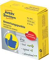 thumbnail of AVERY Zweckform Markierungspunkte, Daumen, gelb/blau