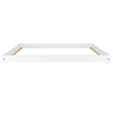 thumbnail of Weißes Teenagerbett Futon extra niedriges Studentenbett 120x200 Kiefer V-60.47W-12 Rollrost und Matratze inkl.
