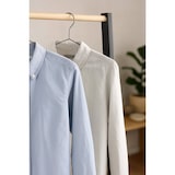 thumbnail of Perchero minimalista de metal y madera – 50 × 40 × 160 cm – Negro