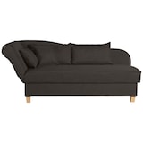 thumbnail of Max Winzer Recamiere mit Armteil links klappbar Selma - schoko