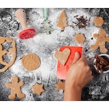 thumbnail of Einfache Teigkarte 6 Stück Teigschaber, Teigschaberkarte oder Teigbrotschneider zum Backen aus Kunststoff Schüsselschaber, Scraper zum Glattstreichen