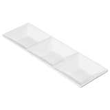 thumbnail of METRO PROFESSIONAL Ciotola a tre sezioni Vilo , porcellana, 28 x 9 cm, rettangolare, bianco, 2 unità