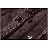 thumbnail of Stamos Welding Veste de soudure SWJ01M (Taille M, Cuir croûte de bovin, Fermeture velcro, Coutures Thermorésistantes, Boutons non conducteurs)