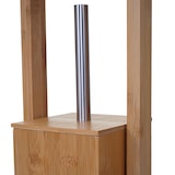 thumbnail of WC-Papierhalter HWC-B18, Klopapierhalter Toilettenrollenhalter Toilettenbürste, Bambus