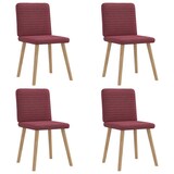 thumbnail of vidaXL Esszimmerstühle 4 Stk. Weinrot Stoff