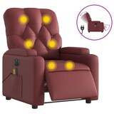 thumbnail of vidaXL Massagesessel Elektrisch Weinrot Kunstleder