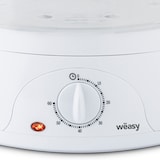 thumbnail of Wëasy Elektrischer Dampfgarer VEGE8 Multifunktions, 3 stapelbare Schalen zum Kochen von Eiern, Gemüse, Fleisch, Fisch, Rizkocher