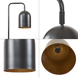 thumbnail of Helloshop26 - Luminária de chão de estilo atemporal design elegante para sala de estar quarto e escritório em metal 159 cm preta 03_0009526