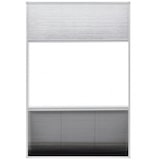 thumbnail of vidaXL Insektenschutz-Plissee für Fenster Jalousie Aluminium : Größe - 80 x 120 cm