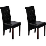 thumbnail of vidaXL Eetkamerstoelen 2 st kunstleer zwart
