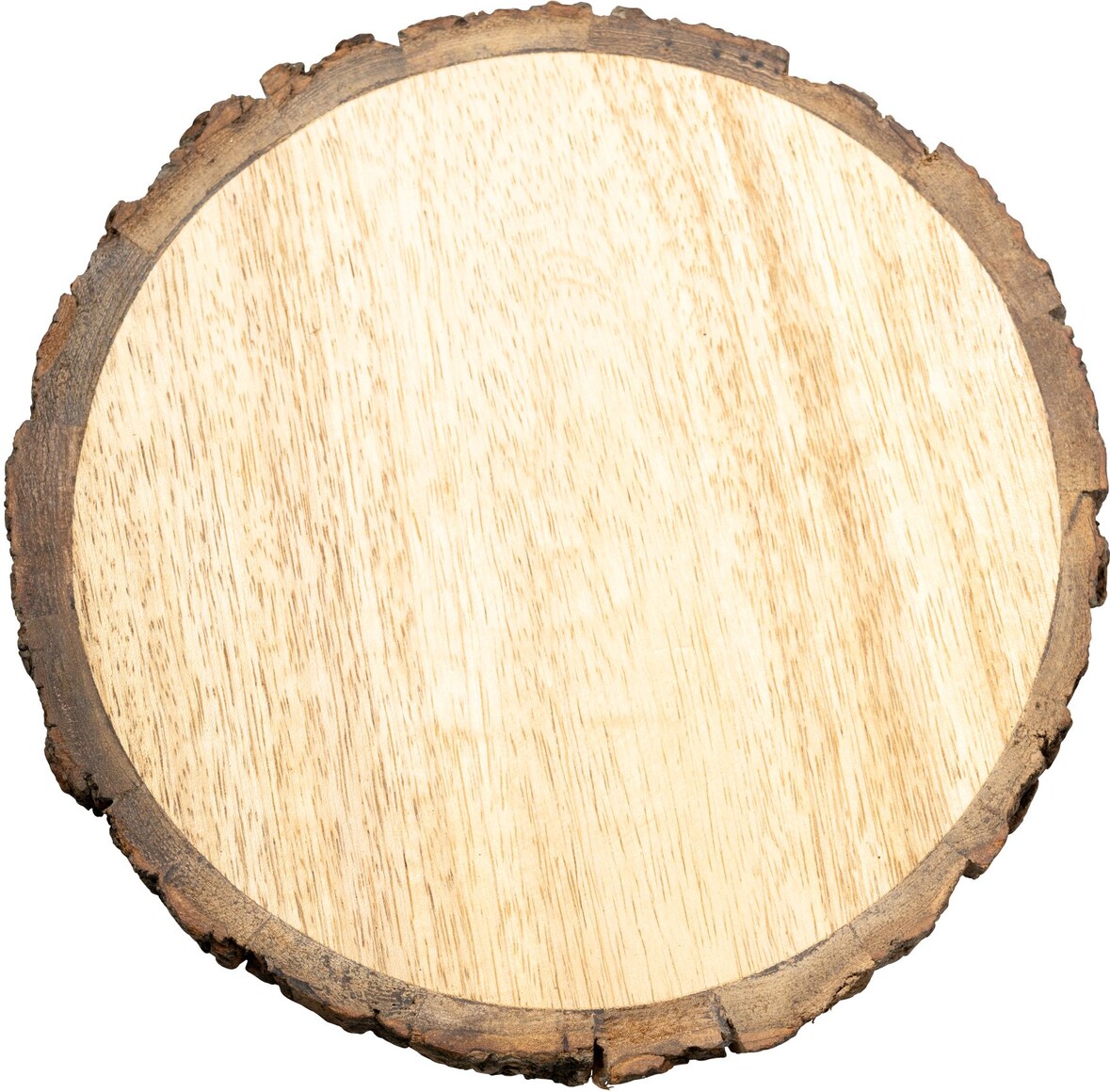 Teller Holz natur mit Rinde D 17 cm