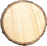 thumbnail of Teller Holz natur mit Rinde D 17 cm