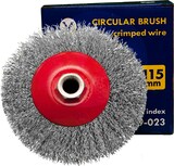 thumbnail of 6x Rundbürste 115mm gewellt Winkelschleifer