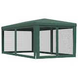 thumbnail of Tente de fête avec 4 parois latérales en maille Vert 3x6 m PEHD Modèle AbriPrairie 166