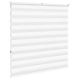 thumbnail of vidaXL Doppelrollo Weiß 140x150 cm Stoffbreite 135,9 cm Polyester