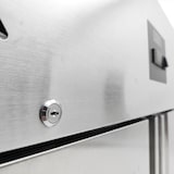 thumbnail of Romux® Kühlschrank mit 4 Türen 134 cm mit Umluftkühlung | Gastro Kühlschrank aus Edelstahl mit 1200 L Kapazität - 6 Einlegeböden und 400 W