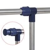 thumbnail of vidaXL Verstellbarer Kleiderständer Edelstahl 165x44x150 cm Silber