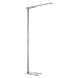 thumbnail of Lampadaire à éclairage double Stratus, à LED, coloris gris métal