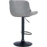 thumbnail of 2er Set Barhocker Vonore Stoff grau/schwarz
