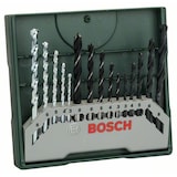 thumbnail of Mini-X-Line Mixed-Set, 15-teilig, 5 Stein-, 5 Metall-, 5 Holzbohrer
