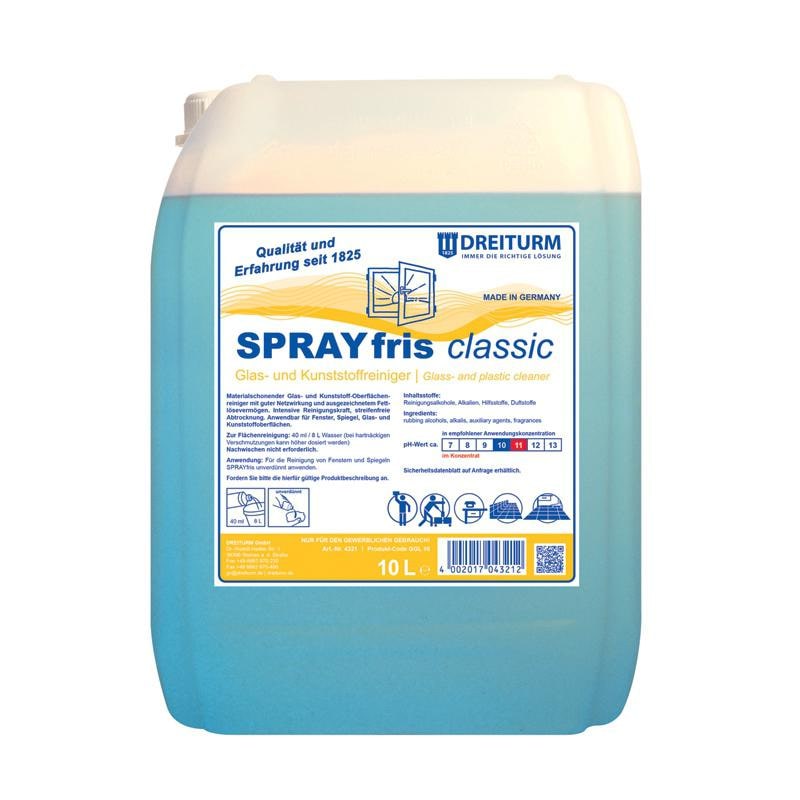 Dreiturm Sprayfris classic Glas- und Kunststoffreiniger 10 l Kanister