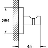 thumbnail of Grohe Bademantelhaken ESSENTIALS co sun