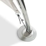 thumbnail of Kuppelzelt 5x5 m grauweiß mit vollverzinktem Stahlrohrgestell