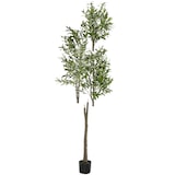 thumbnail of tectake Árbol de olivo artificial OLEAND, con textura realista  Verde