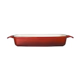 thumbnail of Plat en fonte rectangulaire Vogue rouge 2,8L