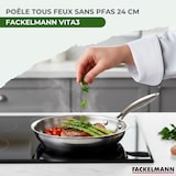 thumbnail of Poêle 24 cm en inox 18/10 Triply Fackelmann Vita3