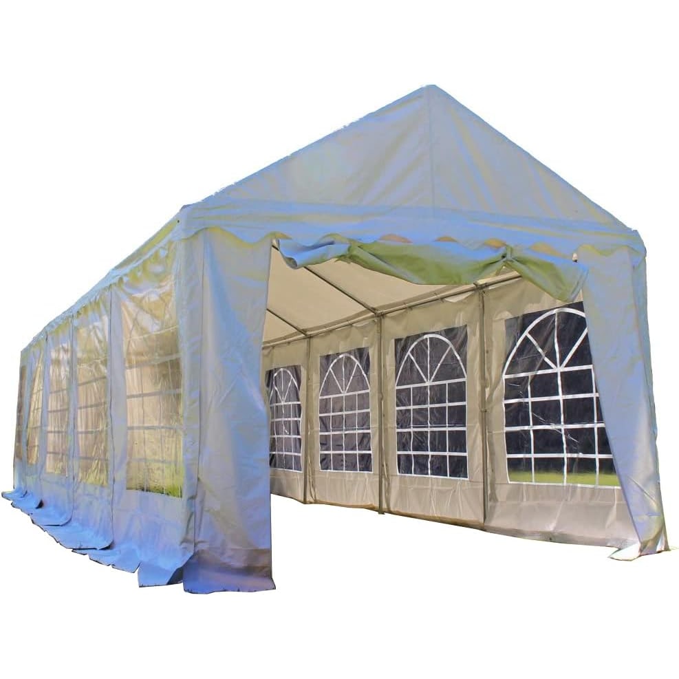 Solycarpa Carpa 3X10 PVC blanca con ventanas