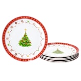 thumbnail of 6er Set Weihnachtstraum Gebäckteller Ø 26,8 cm aus Porzellan